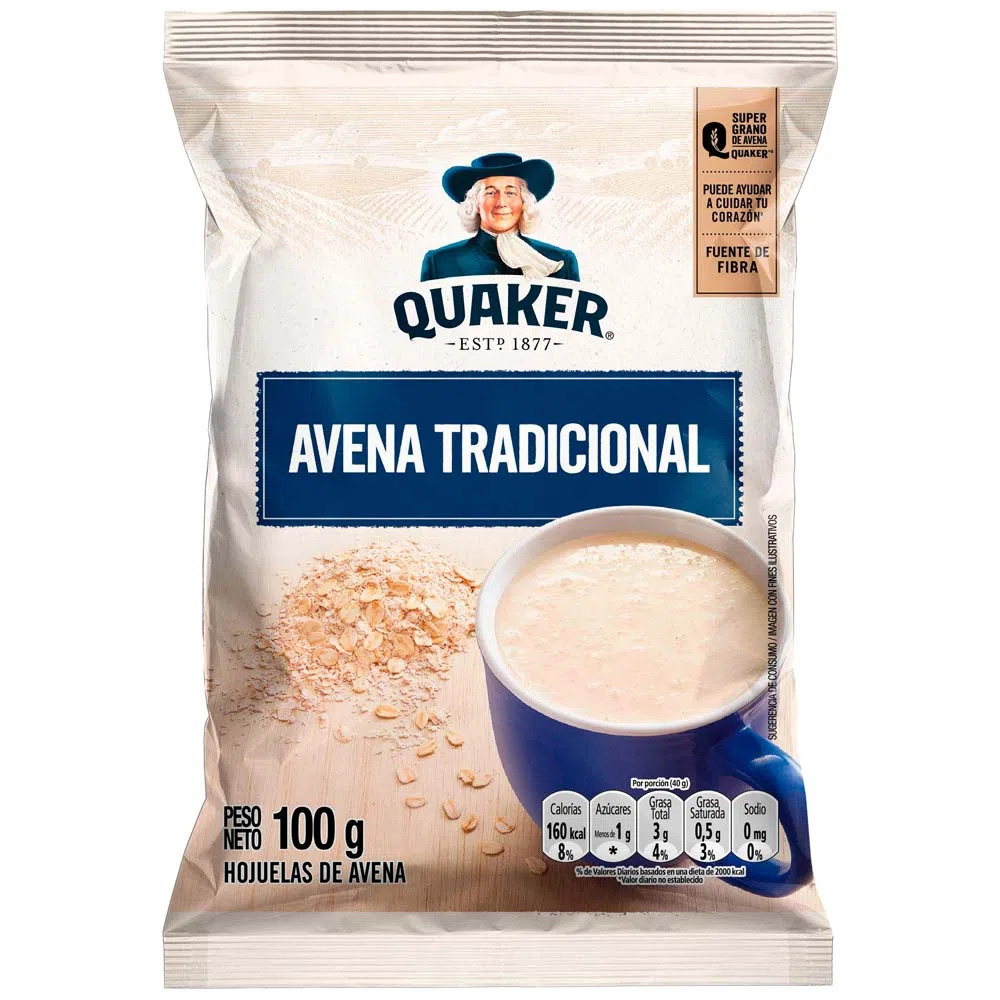 Quaker avena tradicional 100gr