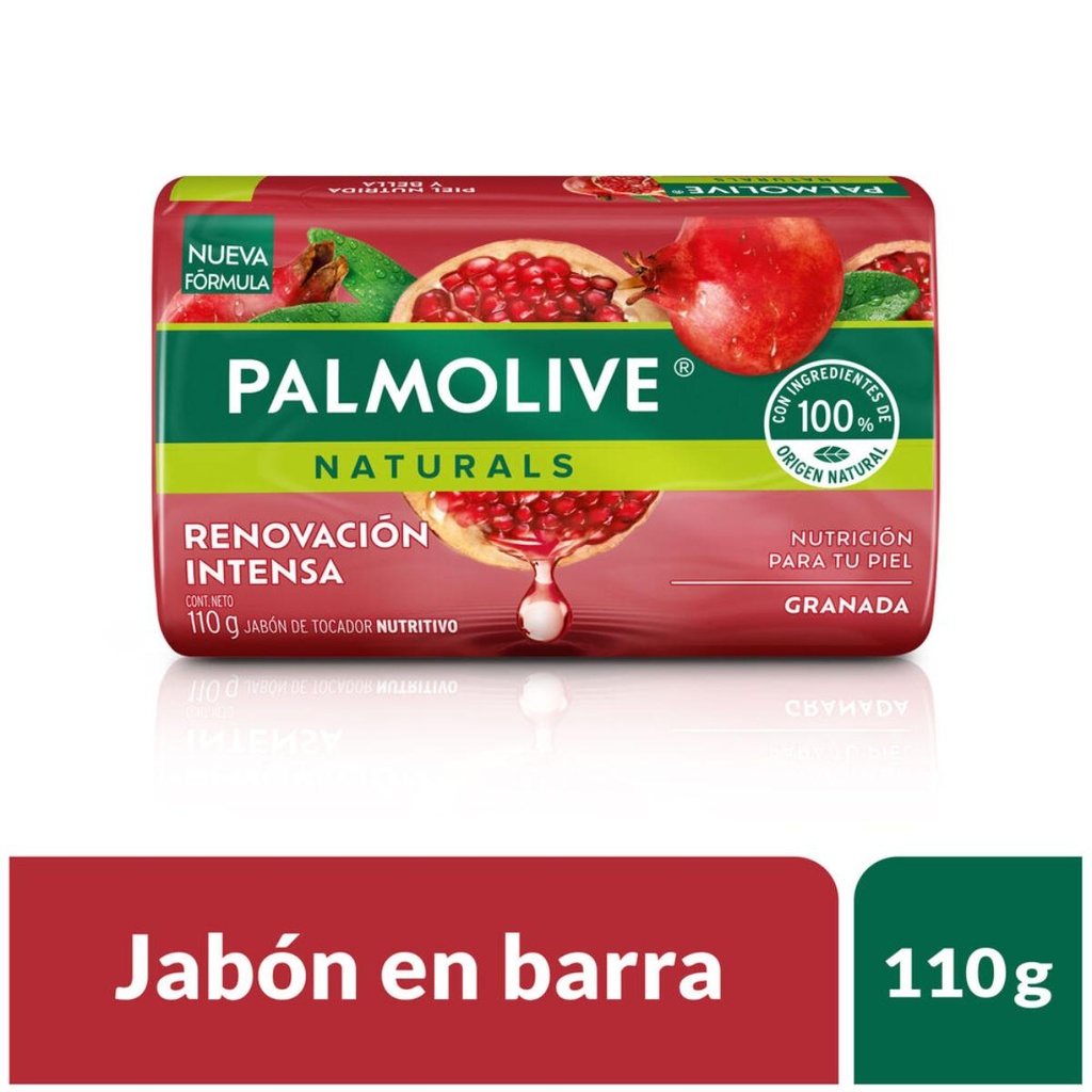 Jabon barra palmolive naturals renovacion intensa x 110gr