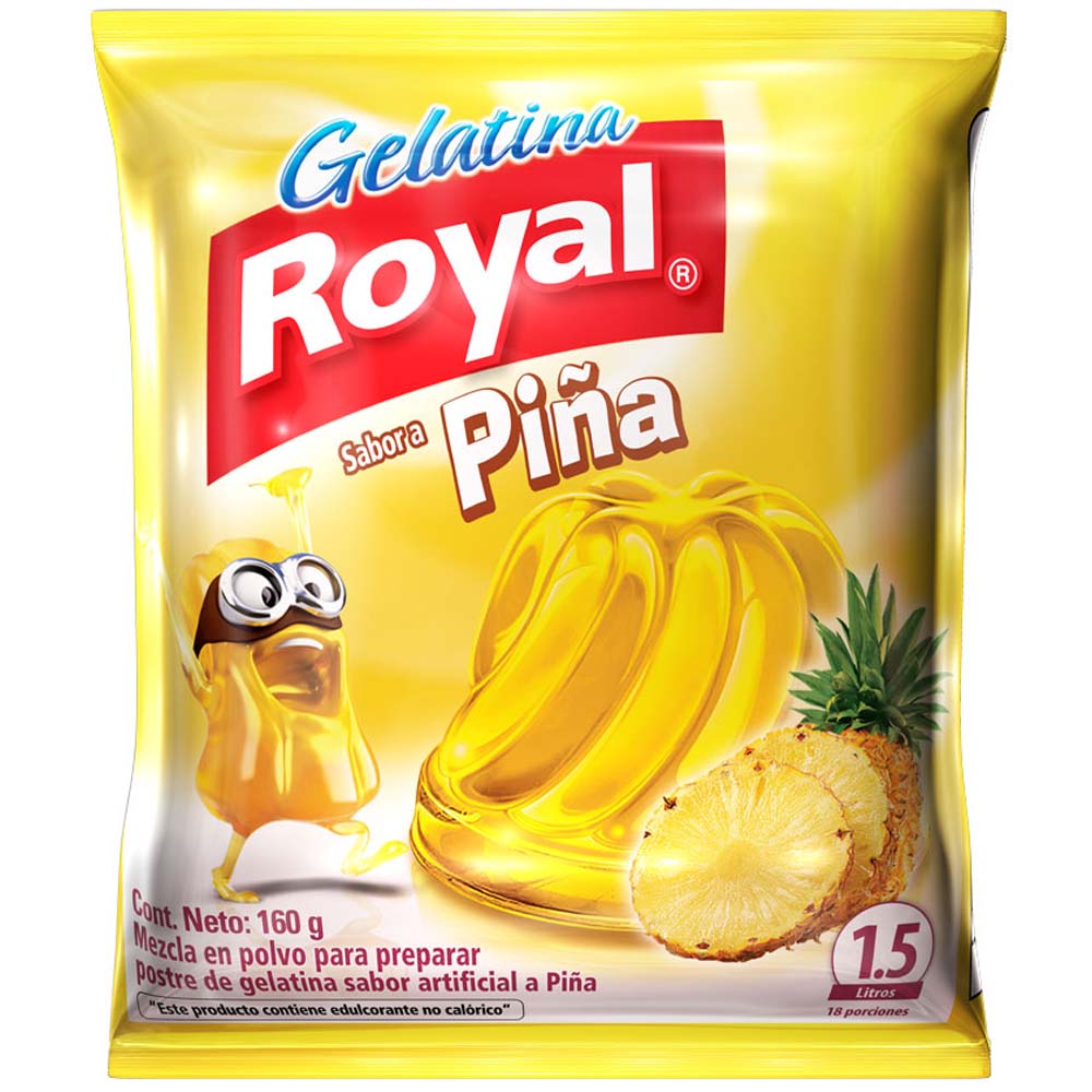 Gelatina royal piña 160 gr