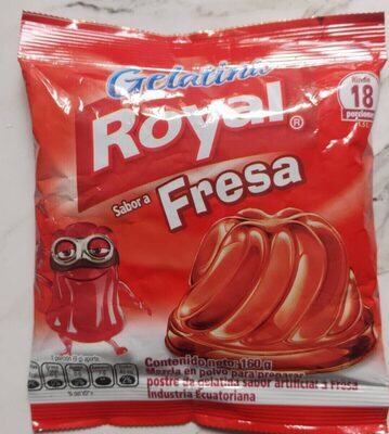 Royal gelatina fresa 160gr
