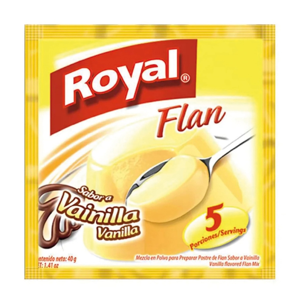 Flan royal sabor vainilla