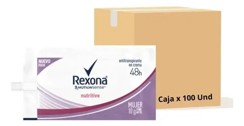 Antitranspirante en crema rexona nutritive mujer 10gr