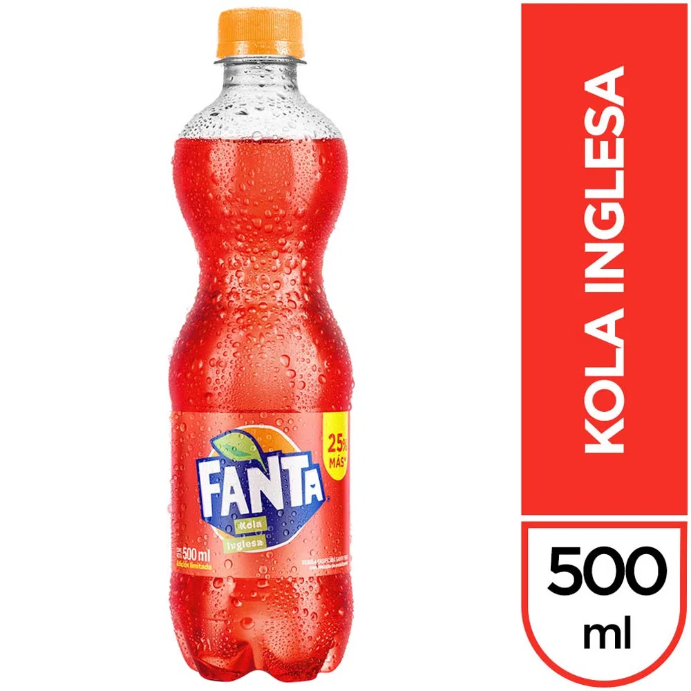 Gaseosa fanta kola inglesa 500ml (1-12)