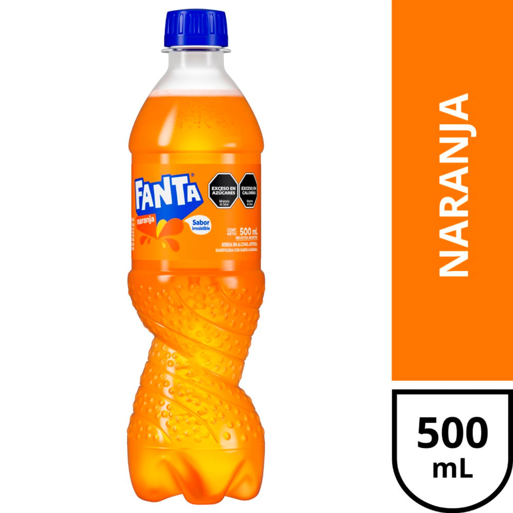 Gaseosa fanta naranja 500 ml