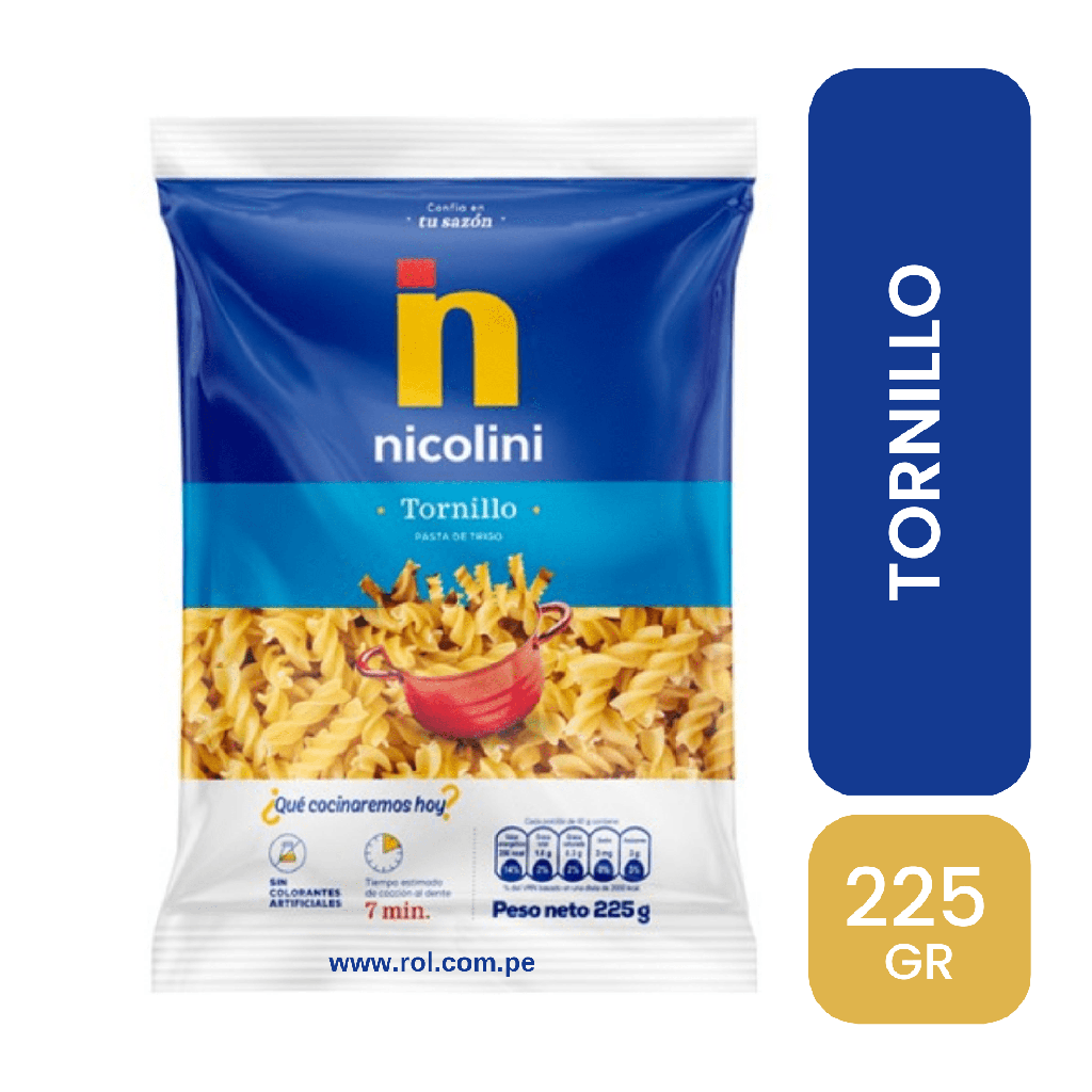 Nicolini tornillo 225 gr
