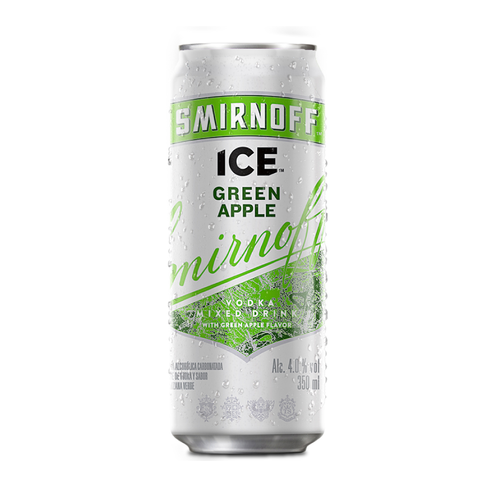 Smirnoff ice green apple lata 355ml