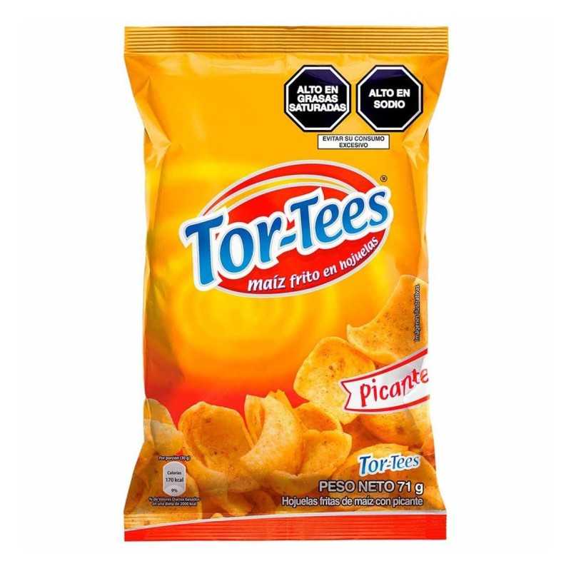 Frito lay tor-tees maiz frito en hojuela picante 71g