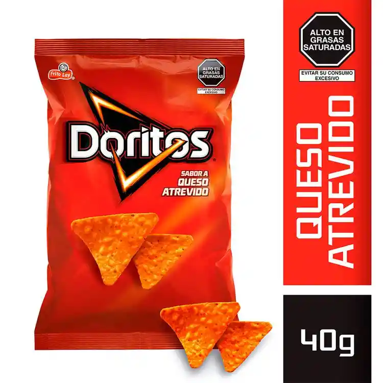 Doritos sabor a queso atrevido 40 gr
