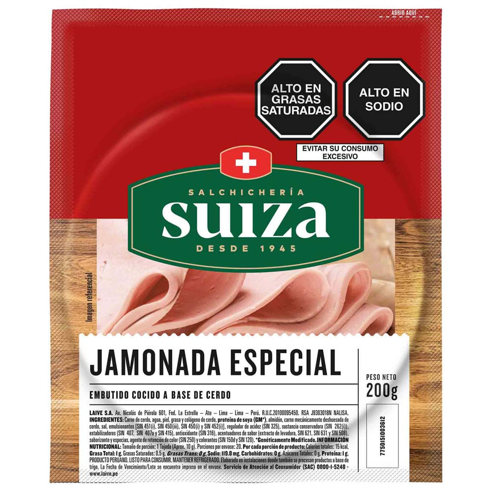 Jamonada especial suiza
