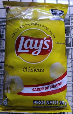 Papas lays clásicas 36gr