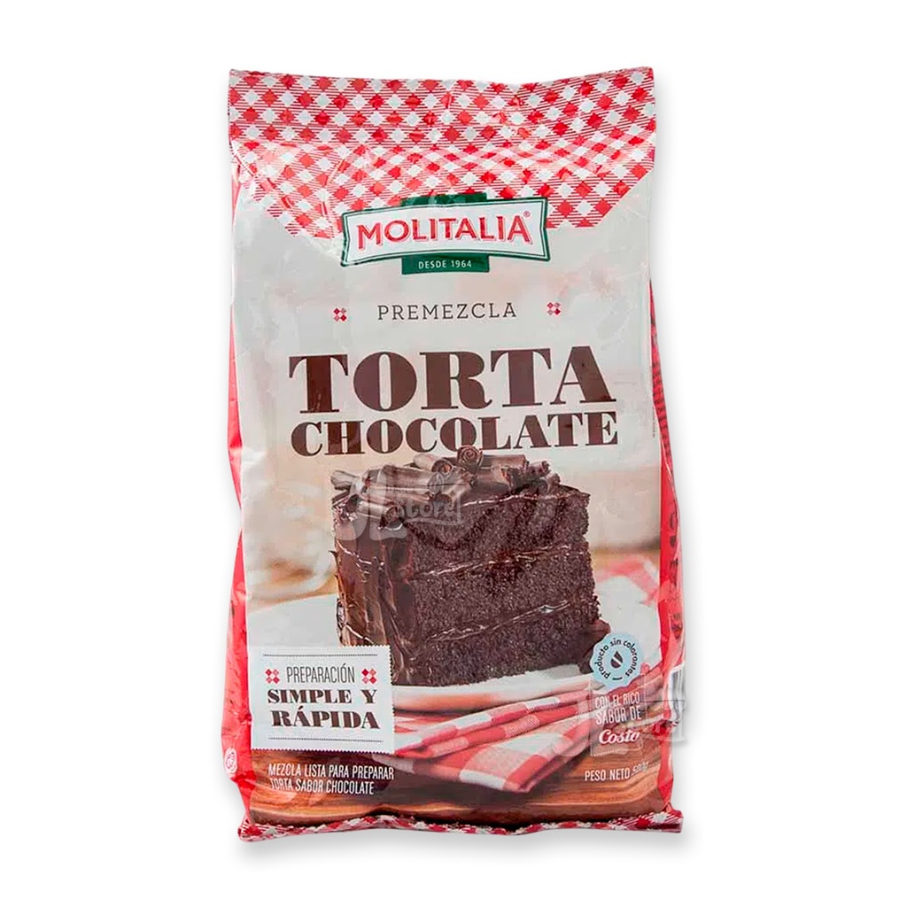 Premezcla torta chocolate molitalia 450 gr