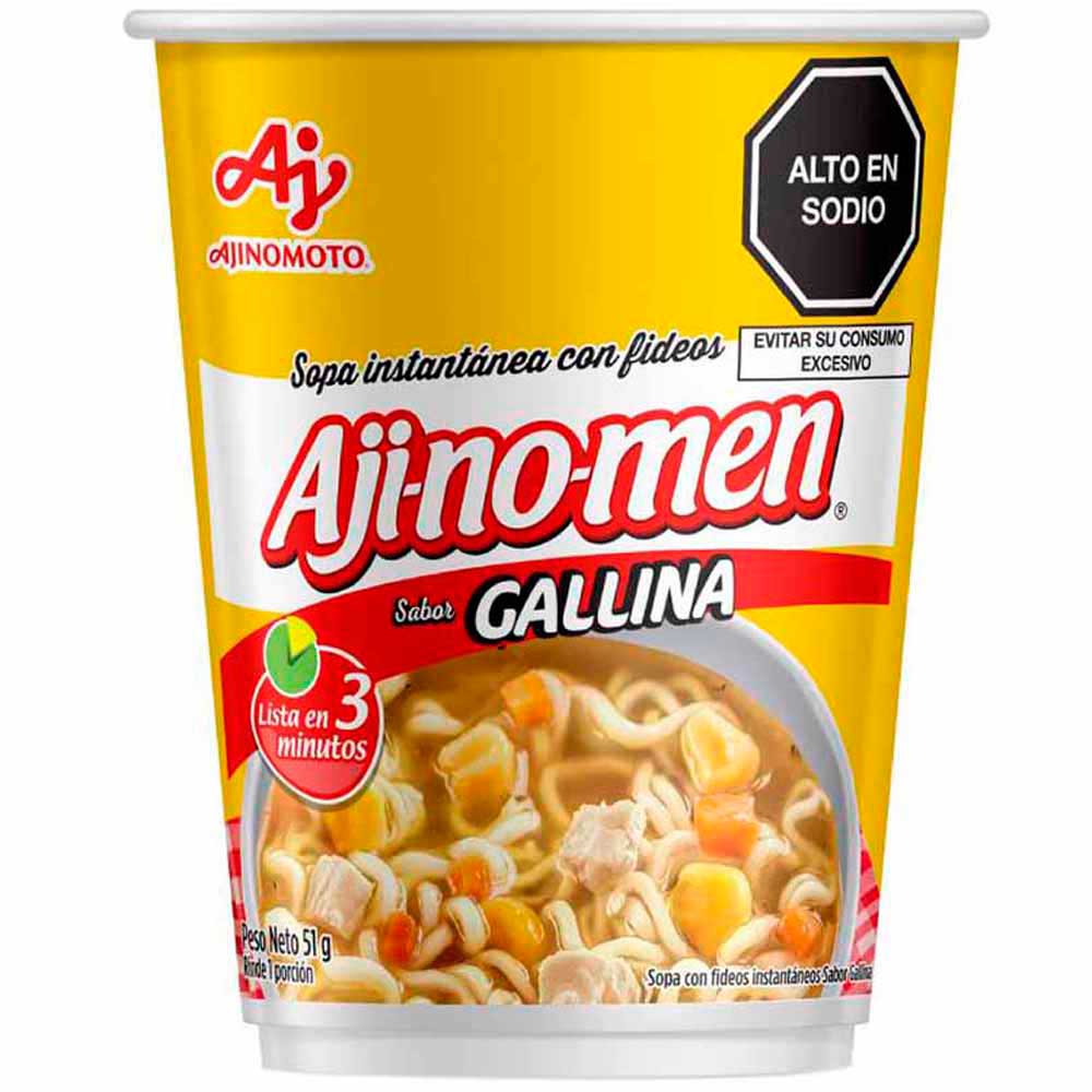 Aji-no-men sopa instantanea sabor a gallina 51g