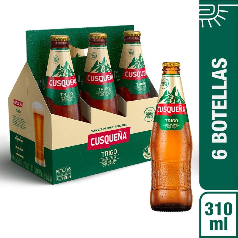 Cuzqueña de trigo 310ml *6und