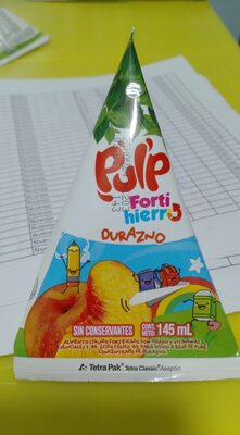Pulp jugo de durazno forti hierro 145ml