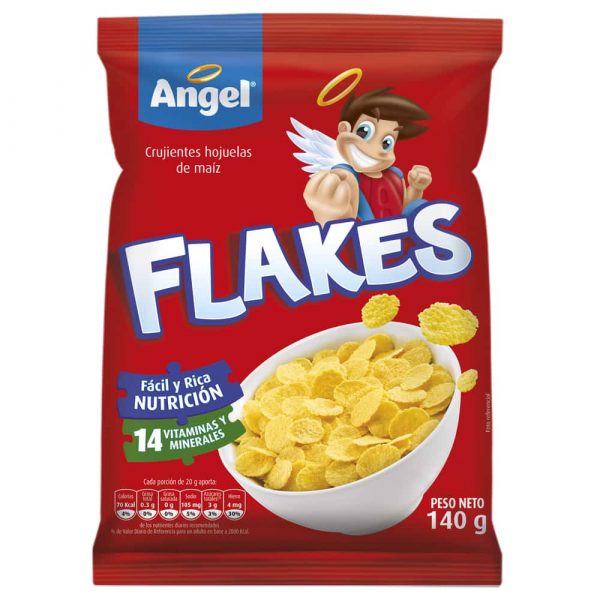 Cereales angel flakes hojuelas 140gr