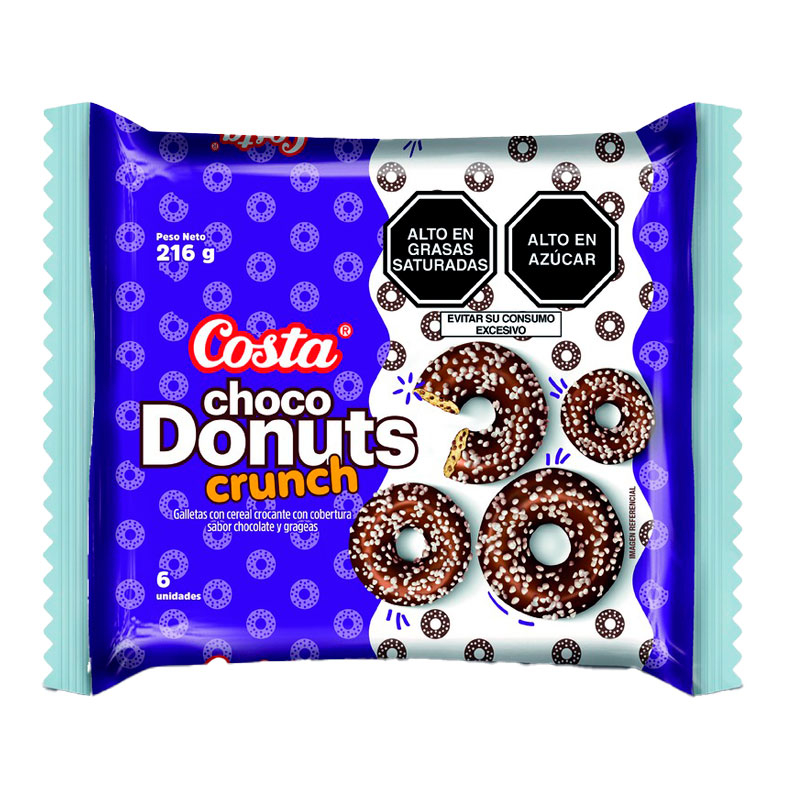 Choco donuts crunch x36g