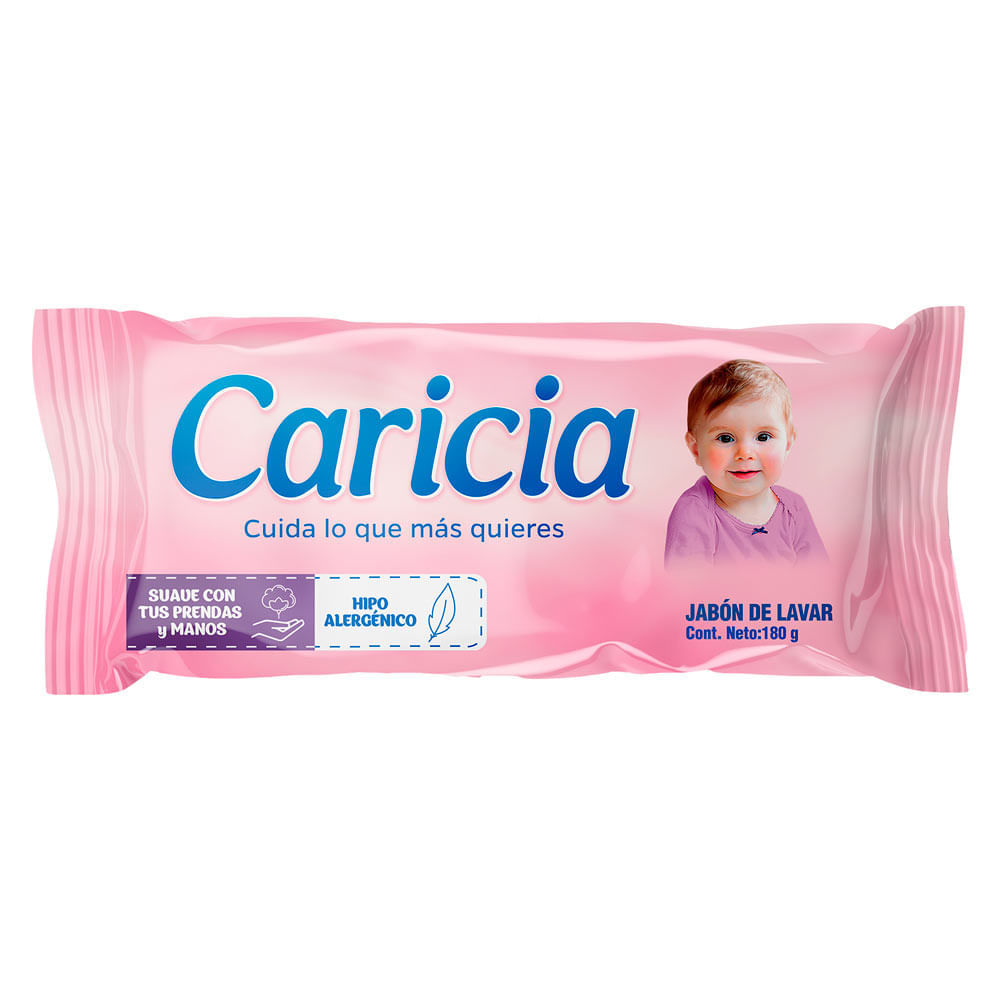 Jabon caricia hipo alergenico