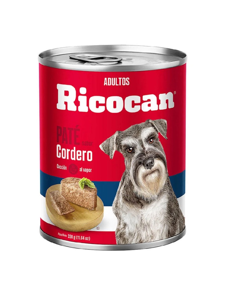 Ricocan adulto cordero lt 330 gr