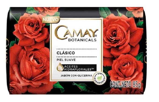 Camay jabon con glicerina clasico 85g