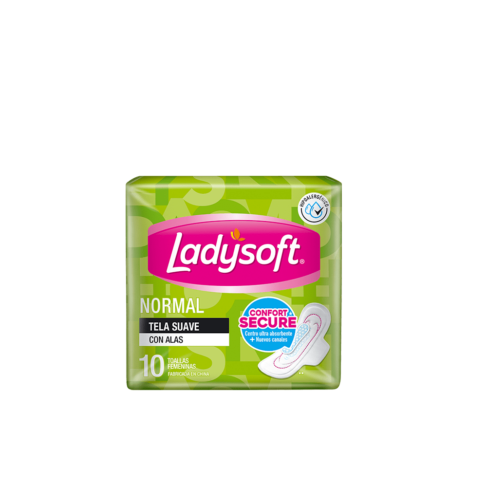 Lady soft normal c/alas 10x24