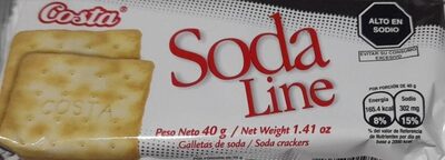 Galleta soda line costa 40 gr