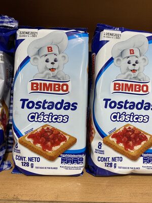 Tostada clasica bimbo 128 gr