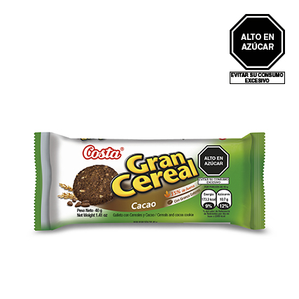 Gran cereal cacao 40 gr