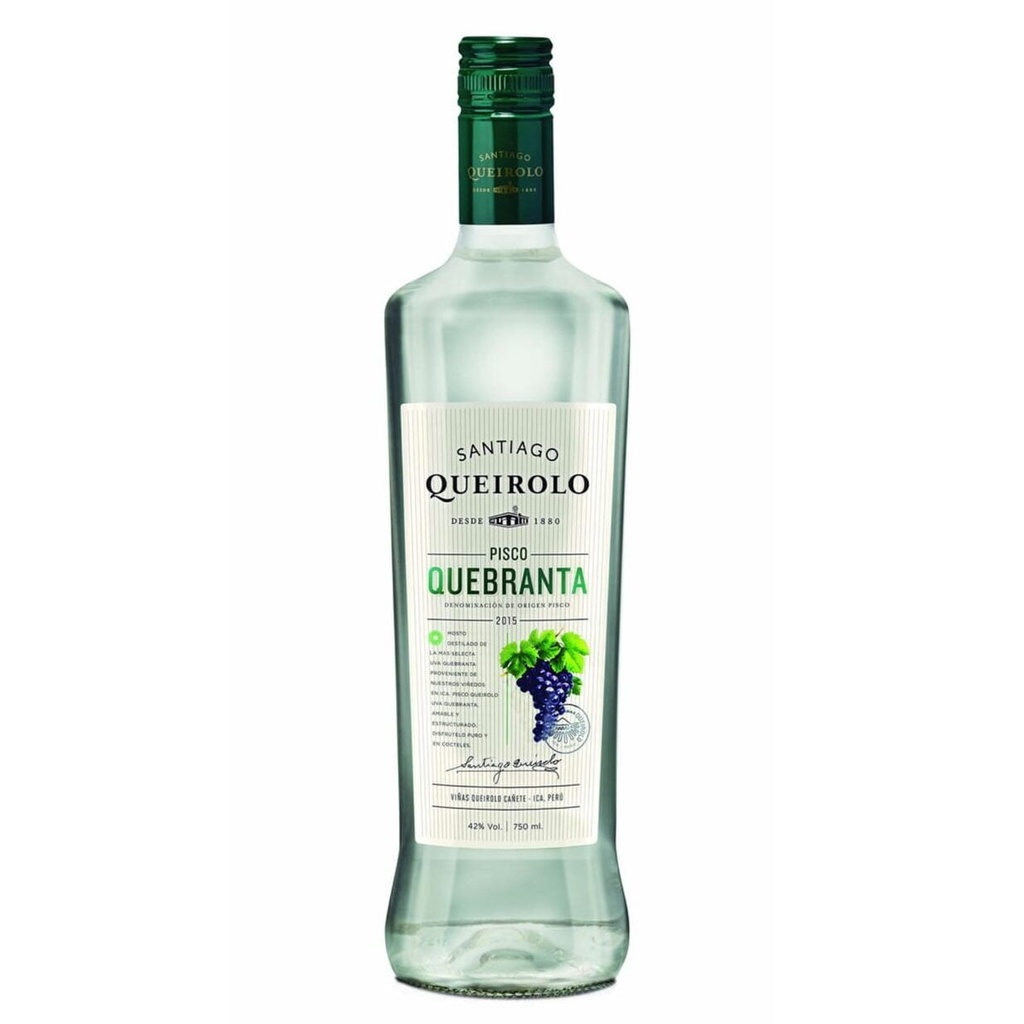 Pisco queirolo quebranta 750 ml