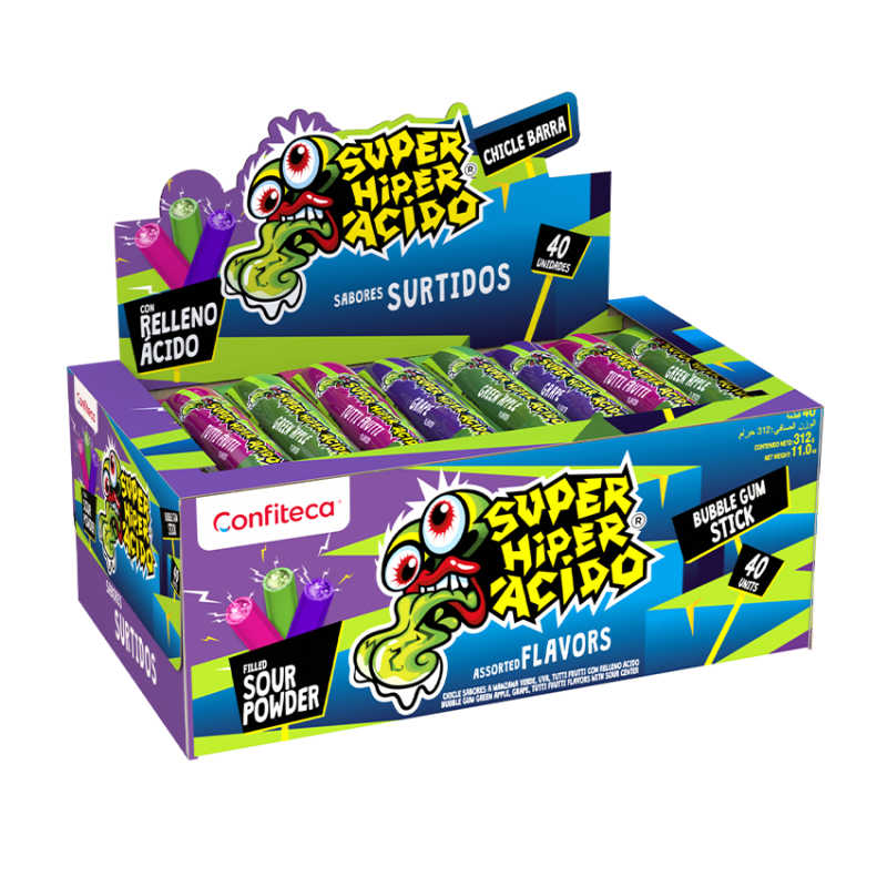 Chicle super hiper acido 7g