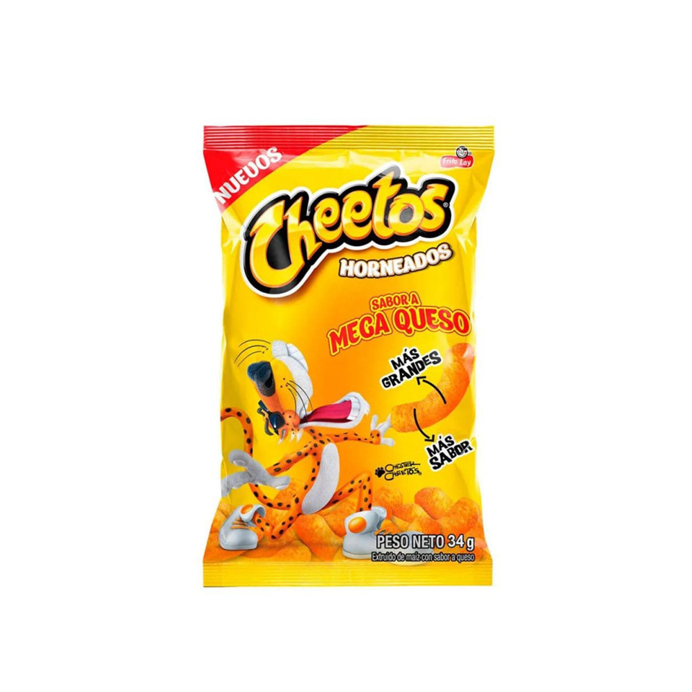 Cheetos mega queso frito lay 34 gr