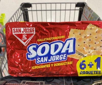Galletas crackers soda san jorge 6 +1 280 gr