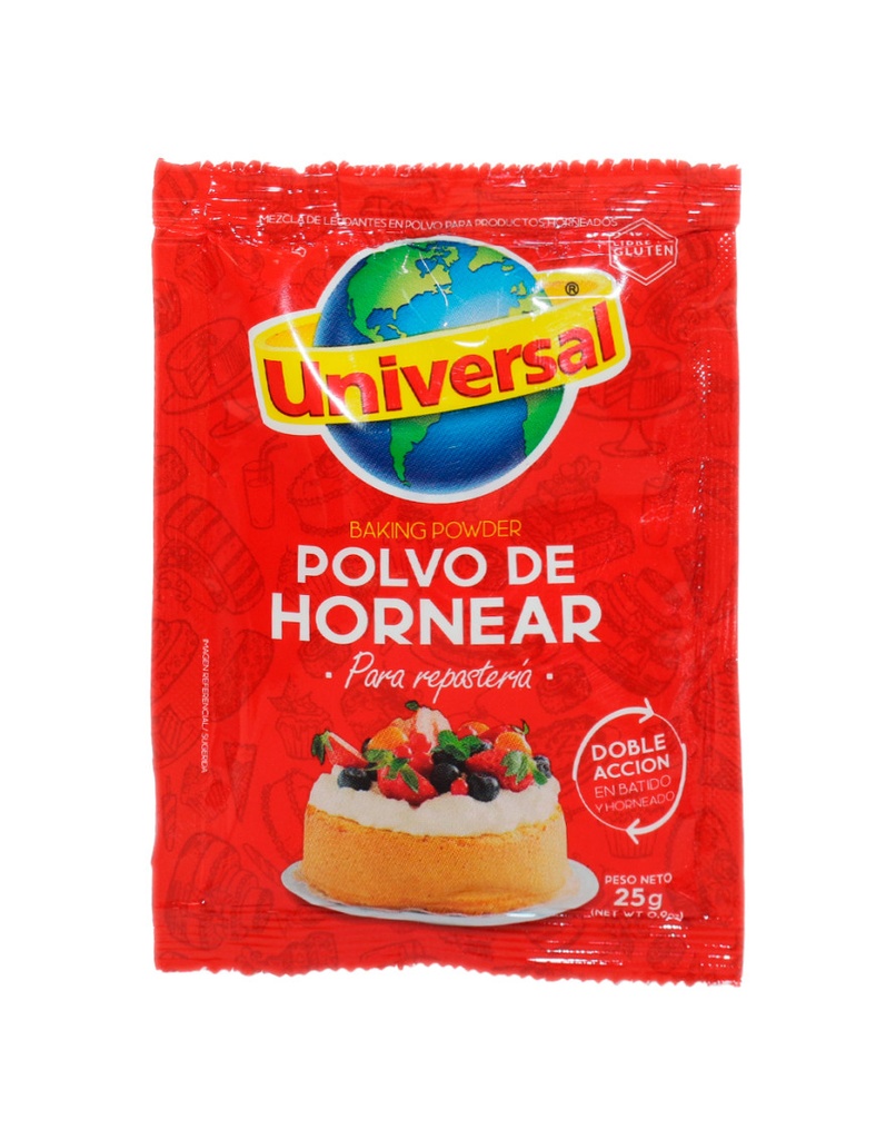 Universal polvo de hornear 25 gr