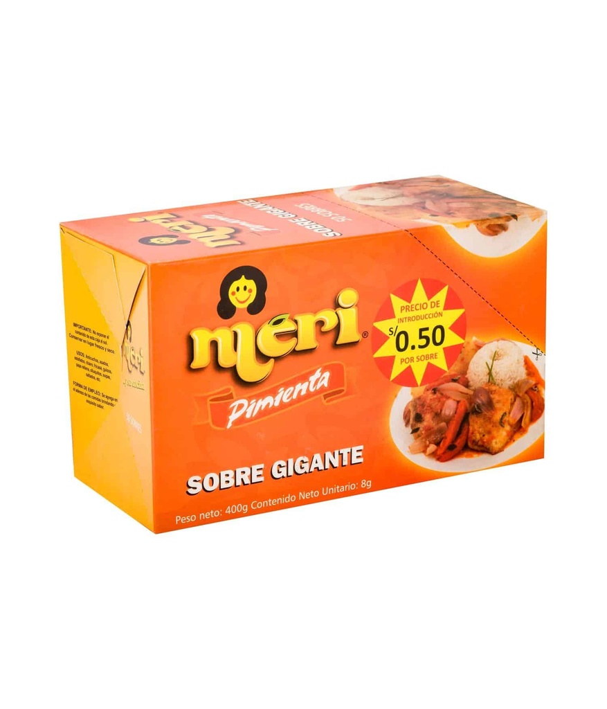 Pimienta gigante meri 8gr (1-50)