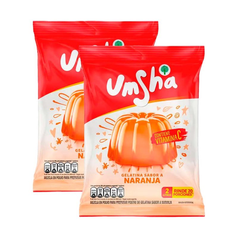 Gelatina umsha naranja 120g