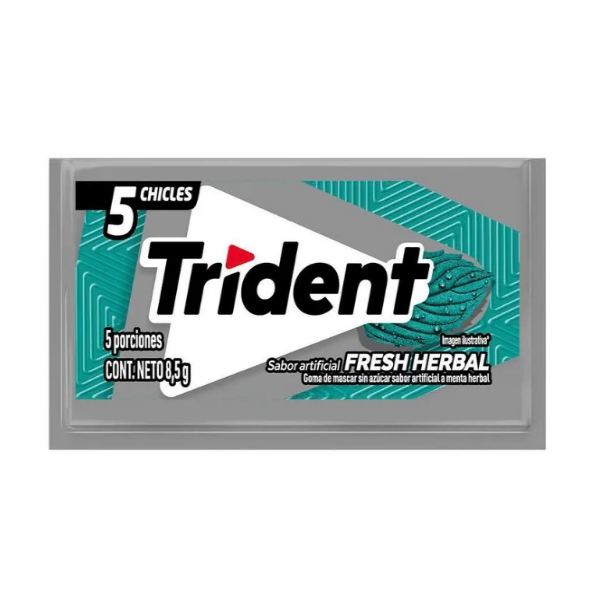 Chicle trident fresh herbal 8,5 gr