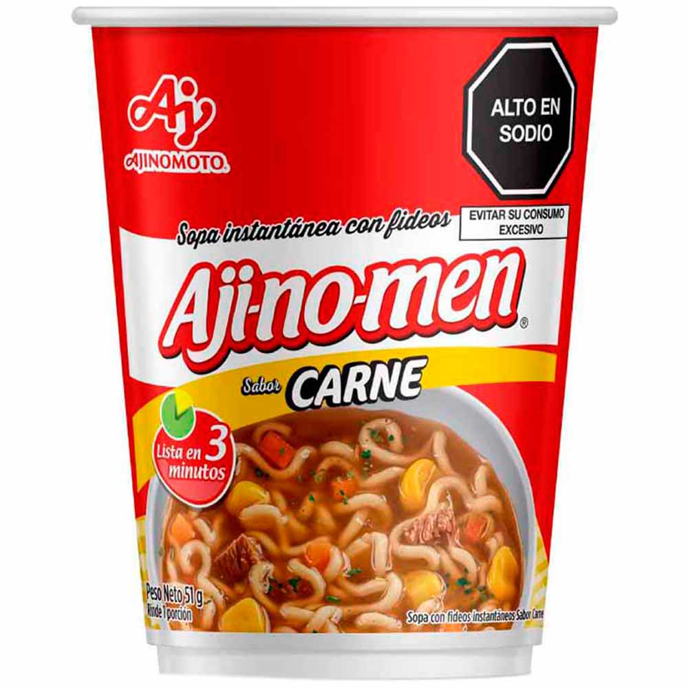 Sopa instantanea carne ajinomen 51 gr