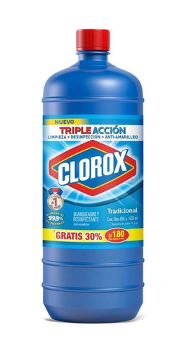 [13] Lejía clorox tradicional triple acción 680 g