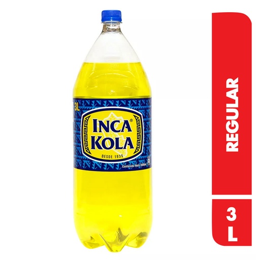 [88] Gaseosa inca kola 3 lt