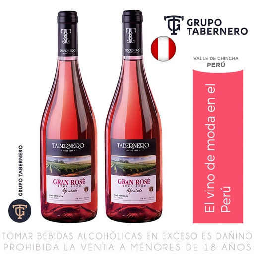 [132] Tabernero gran rose afrutado 750ml