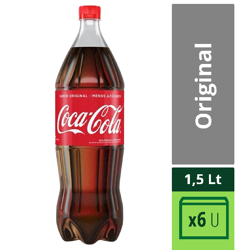 [230] Gaseosa coca cola 1.5 lt
