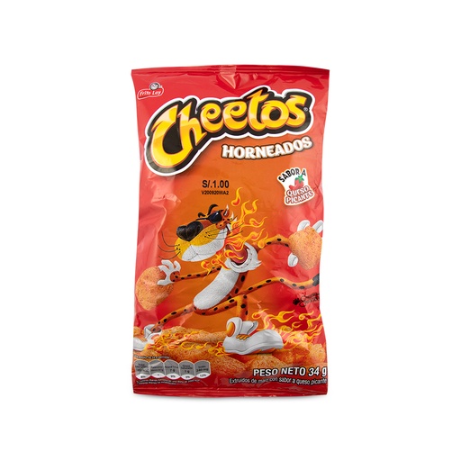 [380] Frito lay cheetos horneados queso picante 34g