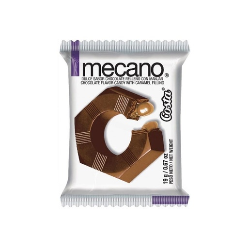 [456] Chocolate mecano manjar de costa 19 gr