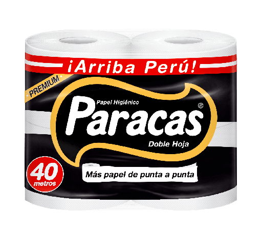 [580] Papel higienico paracas negro x 4 rollos