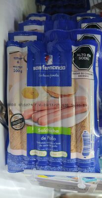 [603] Salchicha de pollo san fernando 200 gr
