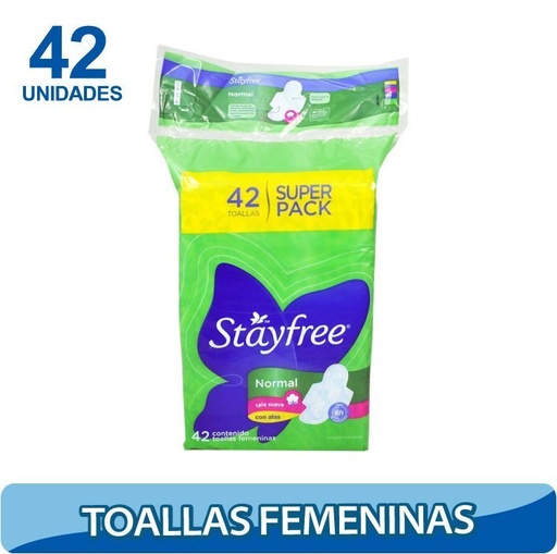 [618] Stayfree toallas intimas especial con alas p10+2