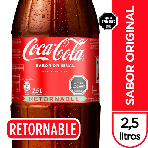 [628] Coca cola retornable de 2.5 ml