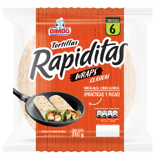 [739] Tortillas bimbo rapiditas x 6und