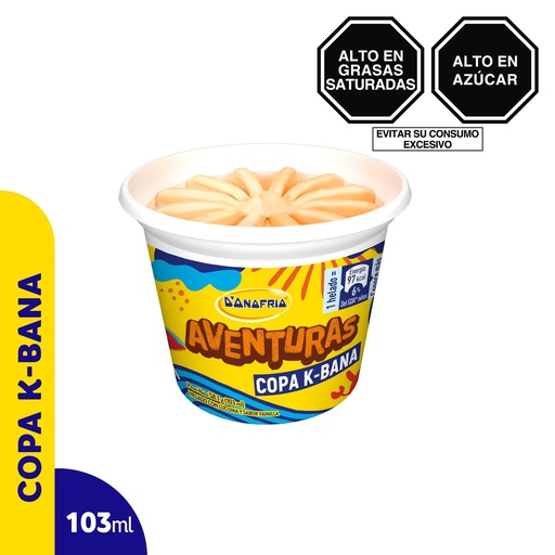 [753] Copa k-bana con lucuma y sabor vainilla 103 ml
