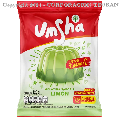 [888] Gelatina umsha limon 120g (1-12)