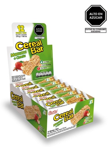 [920] Cereal bar manzana y canela 18 gr